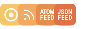 Supports popular feed formarts: rss, atom feed, json feed, opml